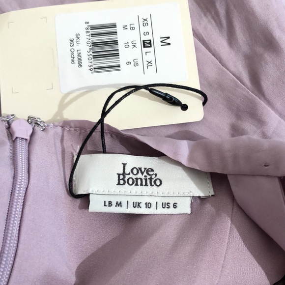 Love, Bonita Viva Bustier Ruched Top in Orchid, size 6 - Picture 8 of 13